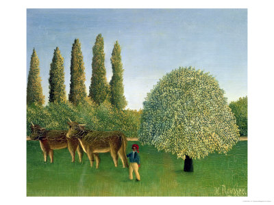 Henri Rousseau In the Fields
